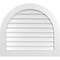 Ekena Millwork Round Top Surface Mount PVC Gable Vent: Non-Functional, w/ 3-1/2"W x 1"P Standard Frame, 36"W x 32"H GVPRT36X3201SN - alternate 1